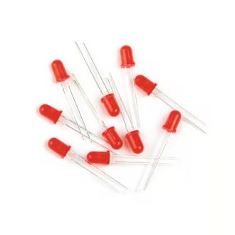 RED DIFFUSED LED - 5MM