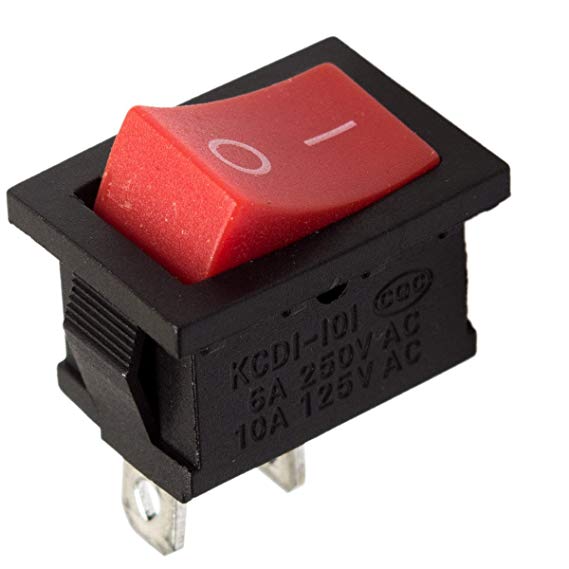 2 PIN ROCKER SWITCH - NO LIGHT - ZS Distributors