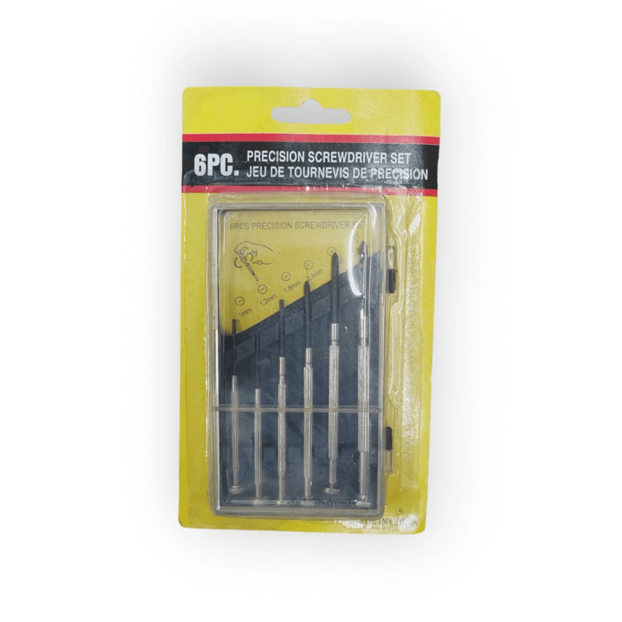 6PCS PRECISION SCREW DRIVER SET