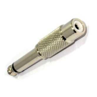 6.3mm MONO MALE - RCA FEMALE METAL