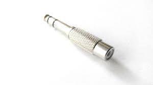 6.3MM STEREO - RCA  FEMALE  METAL