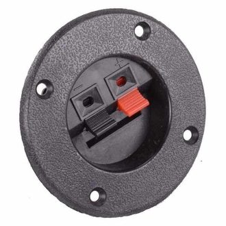 SPEAKER TERMINAL ROUND 2 POLE PUSH TERMINAL 55mm