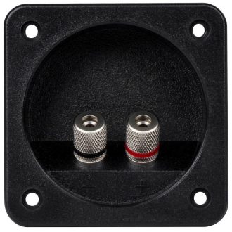 SPEAKER TERMINAL SQUARE NICKEL POST 92x80mm