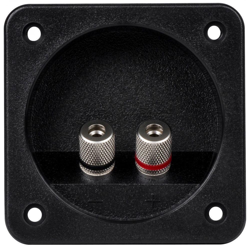 SPEAKER TERMINAL SQUARE NICKEL POST 92x80mm
