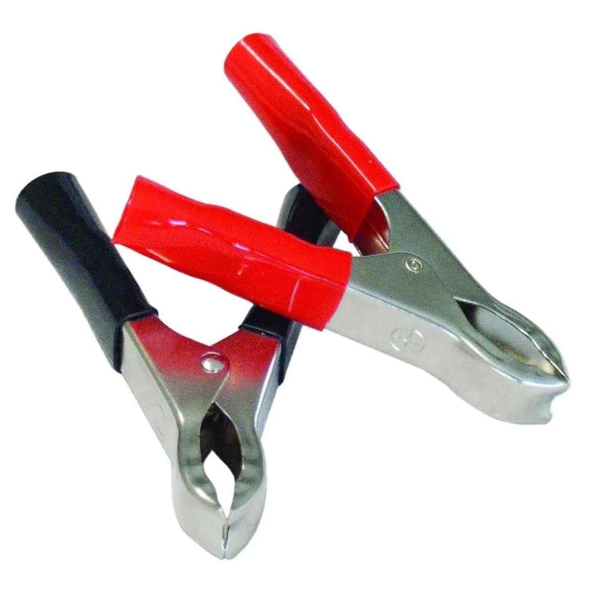 BATTERY CLIP 50MM RED/BLACK