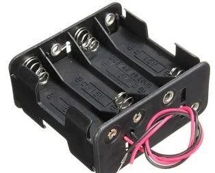 8 X AA BATTERY HOLDER WITH 2.1 DC PLUG W/WIRE