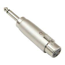 6.3mm MONO MALE -  3P XLR FEMALE