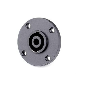 ROUND FEMALE SPEAKON PANEL MOUNT