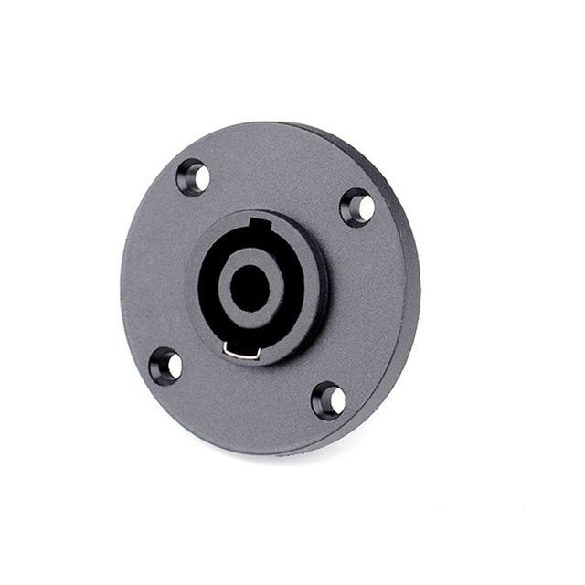 ROUND FEMALE SPEAKON PANEL MOUNT